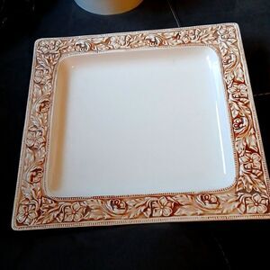 Natura Casa Elite Square Porcelain Serving Platter